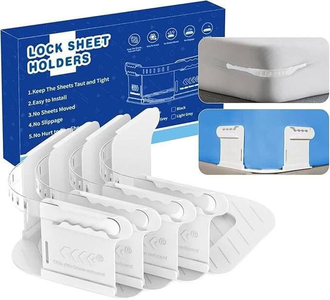 Bedsheet Lock Holder (4pc)
