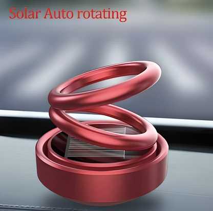 Car Air Freshener Perfume Solar Power Rotating