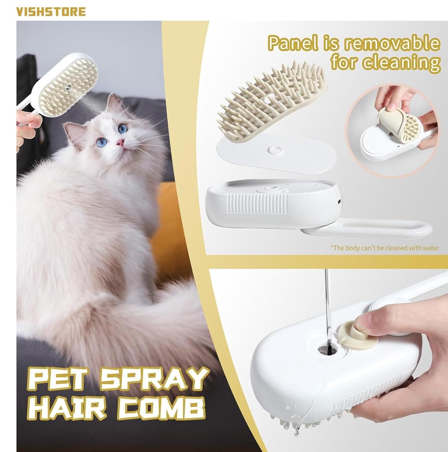 Steam Brush for Dog&Cat