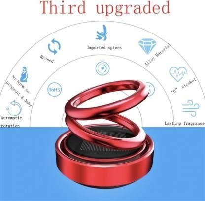 Car Air Freshener Perfume Solar Power Rotating